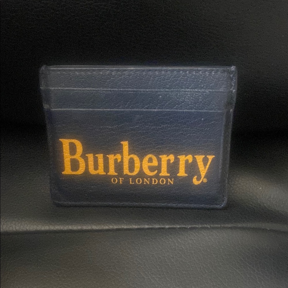 Burberry Navy Card Holder/wallet.
